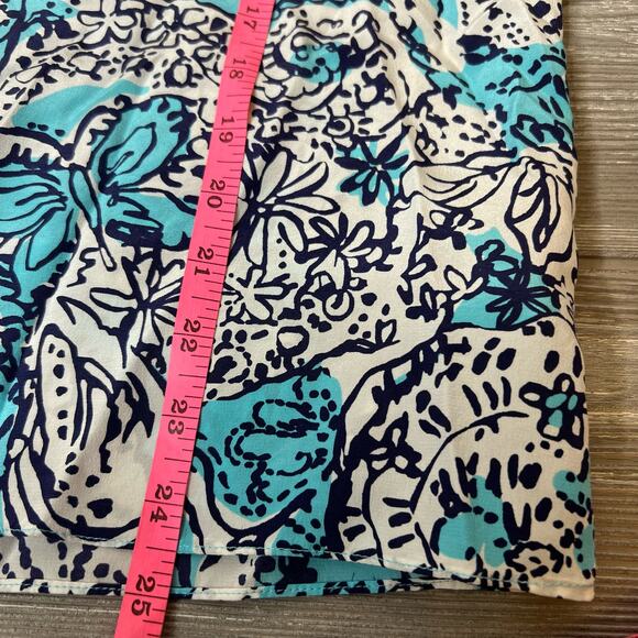 Lilly Pulitzer sarabeth silk top hippy hippy shake - Picture 9 of 10